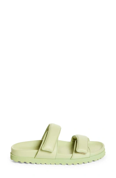 Shop Gia Borghini Giaborghini Perni 11 Double Strap Platform Sandal In 4201 Acid Green