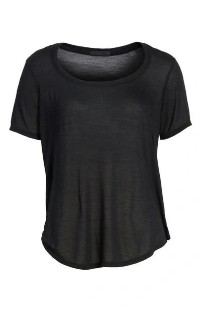 Shop Atm Anthony Thomas Melillo 'sweetheart' Modal Tee In Black