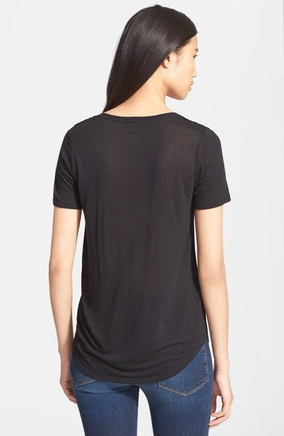 Shop Atm Anthony Thomas Melillo 'sweetheart' Modal Tee In Black