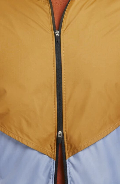 Shop Nike Windrunner Packable Jacket In Wheat/ Ashen Slate/ Russet