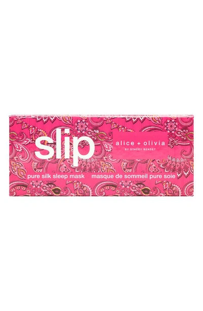 Shop Slip Pure Silk Sleep Mask In Spring Paisley