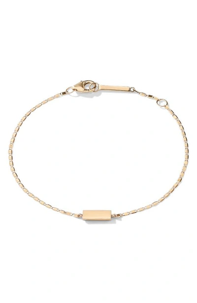 Shop Lana Jewelry Petite Malibu Tag Bracelet In Yellow