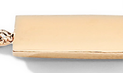 Lana Jewelry Petite Malibu Gold Tag Bracelet In Yellow