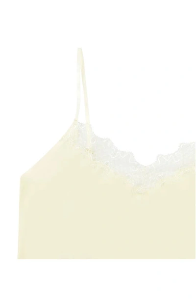 Uwila Warrior Happy Seamless Lace Trim Camisole In Winter White