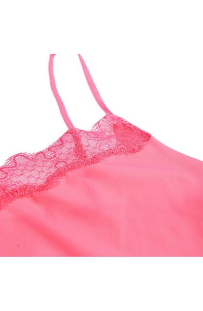 Uwila Warrior Happy Seamless Lace Trim Camisole In Camilla Rose