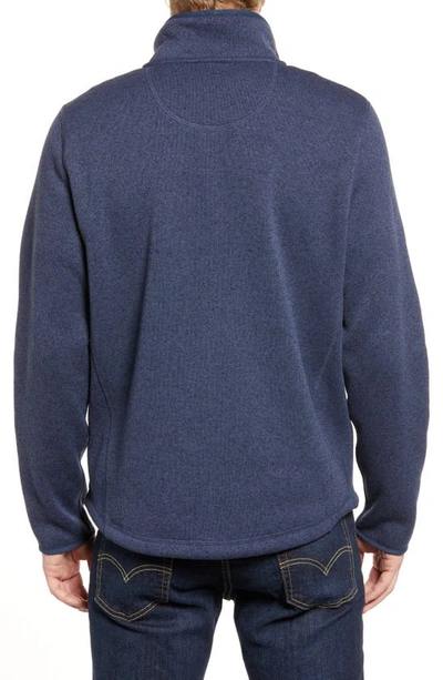 L.l.bean Sweater Fleece Jacket In Bright Navy