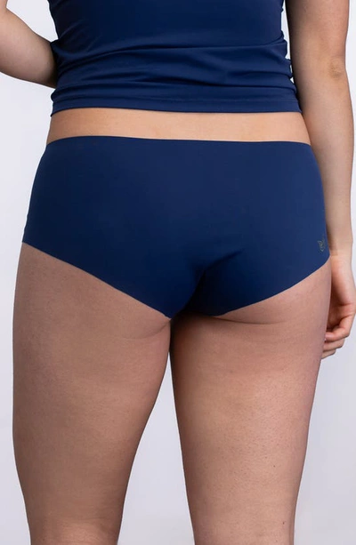 Shop Uwila Warrior Happy Seams Briefs In Dress Blue