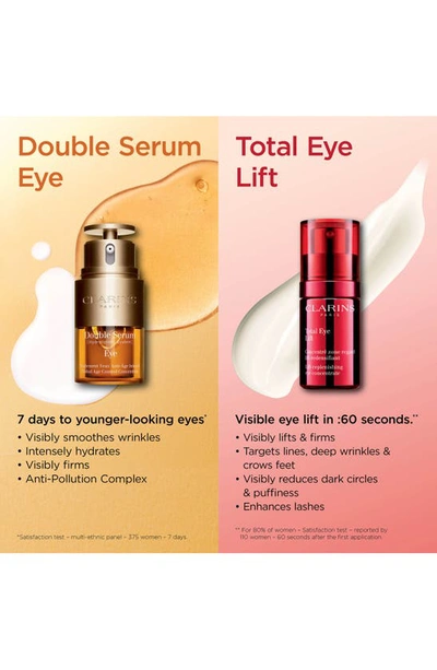 Clarins Double Serum Eye Firming & Hydrating Concentrate, 0.68 Oz., First At Macy's