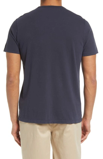 Shop Madewell Allday Garment Dyed Pocket T-shirt In Twilight