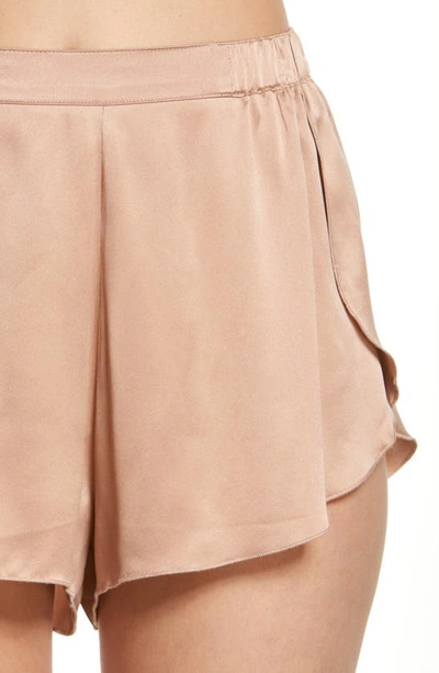 Lunya Washable Silk Short Pajamas In Otium Tan