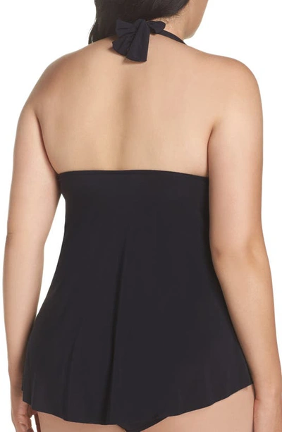 Magicsuit Solid Sophie Underwire Tankini Top In Black