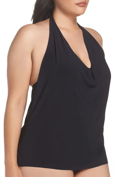 Magicsuit Solid Sophie Underwire Tankini Top In Black