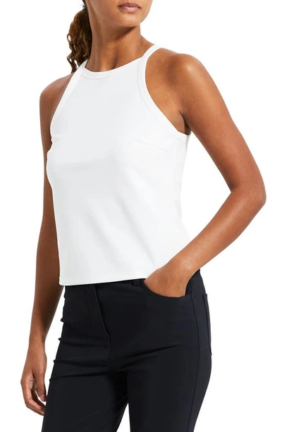 Shop Theory High Neck Crop Camisole In White