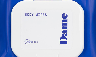 Dame Products Dame Intimate Body Wipes In 25 Count Pouch