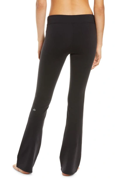 Alo Yoga Airbrush Low-rise Bootcut Leggings In Black
