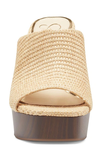 Shop Jessica Simpson Shantelle Wedge Slide Sandal In Natural