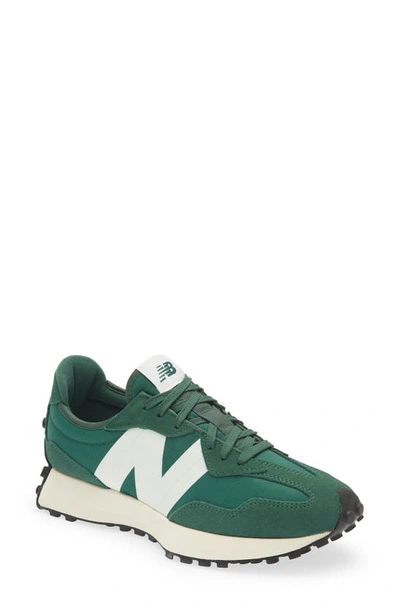 New Balance 327 Suede And Nylon Low-top Trainers In Green | ModeSens