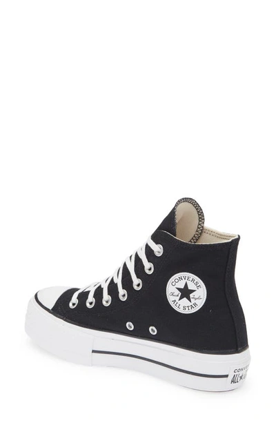 Shop Converse Chuck Taylor® All Star® High Top Platform Sneaker In Black/ White/ White