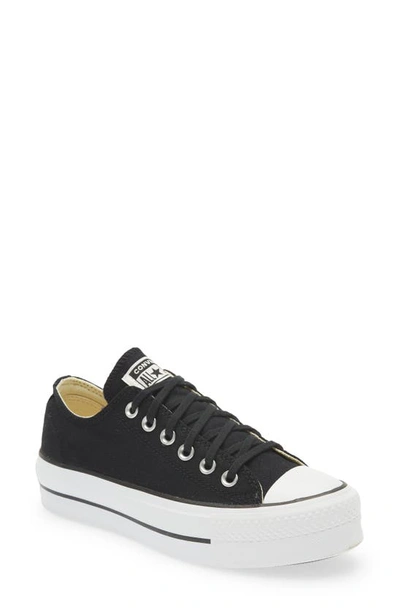 Shop Converse Chuck Taylor® All Star® Low Top Platform Sneaker In Black/ White/ White
