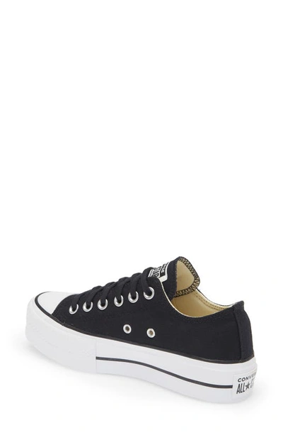 Shop Converse Chuck Taylor® All Star® Low Top Platform Sneaker In Black/ White/ White