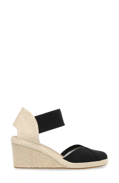 Anne Klein Zoey Wedge Sandal In Black