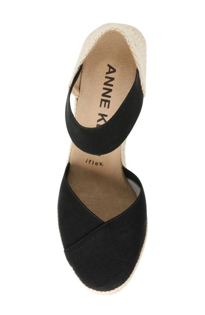 Anne Klein Zoey Wedge Sandal In Black