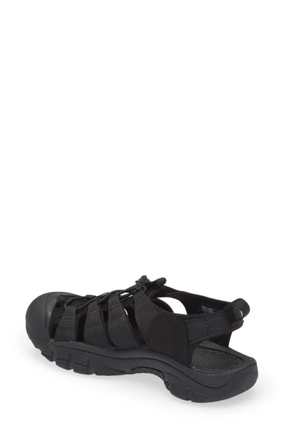 Keen 'newport H2' Sandal In Triple Black