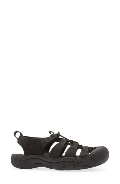 Keen 'newport H2' Sandal In Triple Black