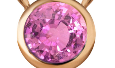 Shop Meira T Pink Sapphire & Diamond Pendant Necklace