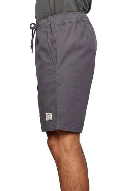 Shop O'neill Porter Pull-on Shorts In Graphite