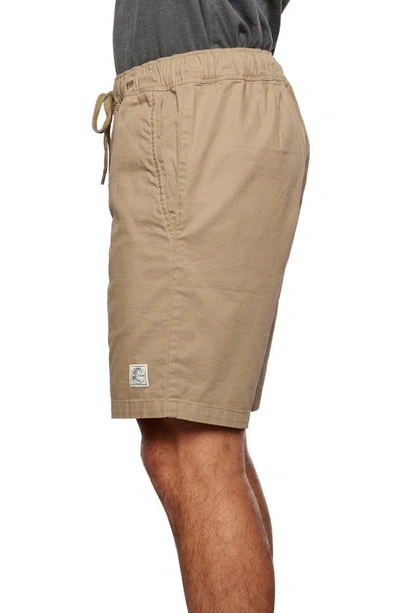 Shop O'neill Porter Pull-on Shorts In Khaki