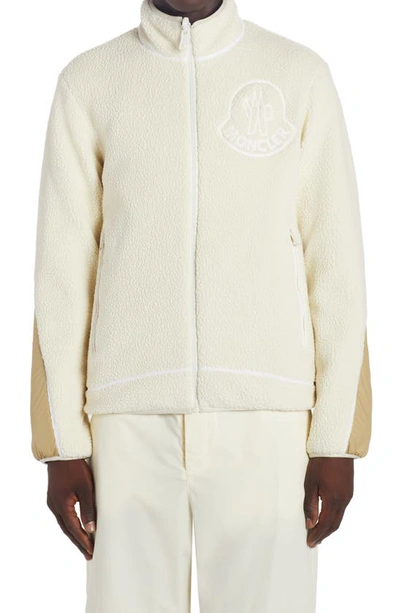 Moncler Barsa Quilted & Fleece Reversible Jacket In 042-white | ModeSens