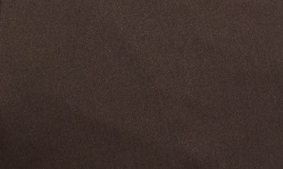 Berle Flat Front Stretch Sateen Pants In Brown