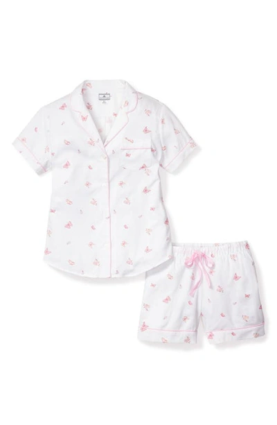 Shop Petite Plume Butterflies Short Pajamas In White