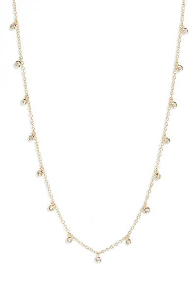 Shop Kendra Scott Amelia Station Chain Necklace In Gold Metal
