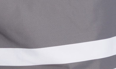 Shop Thom Browne Stripe Board Shorts In Medium Grey