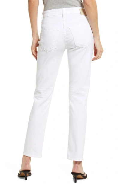Shop Ag Slouchy Ankle Slim Ex-boyfriend Jeans In 1 Year Classic White