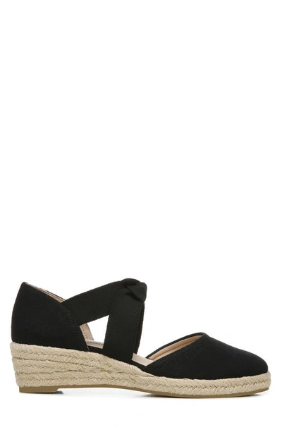 Shop Lifestride Kascade Wedge Espadrille Sandal In Black