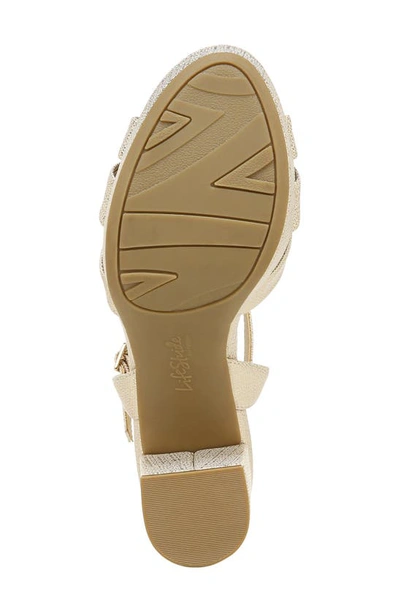 Lifestride Lucky Block Heel Platform Sandal In Platino