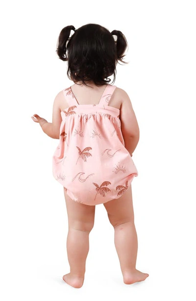Tiny Tribe Summer Elements Romper In Pink
