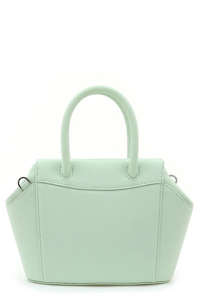 Shop Gu-de Bari Leather Top Handle Bag In Neo Mint