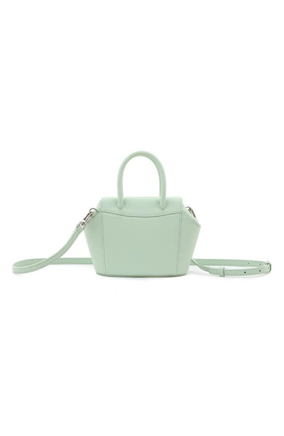 Shop Gu-de Bari Leather Top Handle Bag In Neo Mint