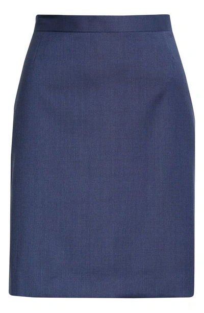 Shop Hugo Boss Vomila Wool & Silk Pencil Skirt In Open Miscellaneous