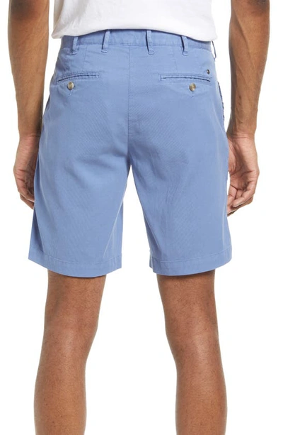 Shop Peter Millar Bedford Cotton Blend Shorts In Blue Surf
