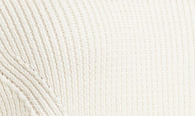 Shop Hugo Boss Fudda Rib Cotton & Silk Sweater In Soft Cream