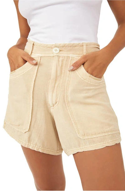 Shop Free People Ouro Boros Shorts In Au Lait