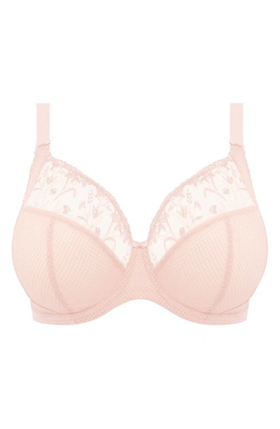 Elomi Full Figure Charley Underwire Plunge Bra El4380 In Ballet Pink