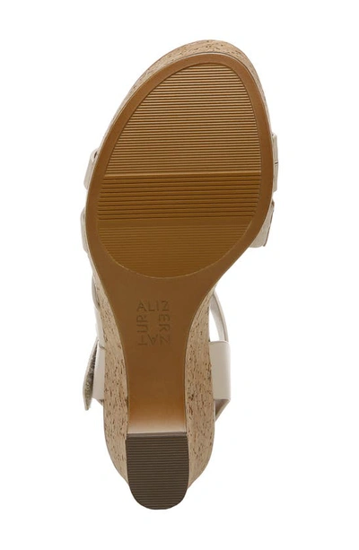 Naturalizer Cynthia Platform Wedge Sandal In Porcelain