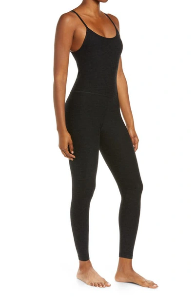 Beyond Yoga Womens Darkest Night Spacedye Tapered-leg Stretch-woven Jumpsuit Xl In Darkest Night