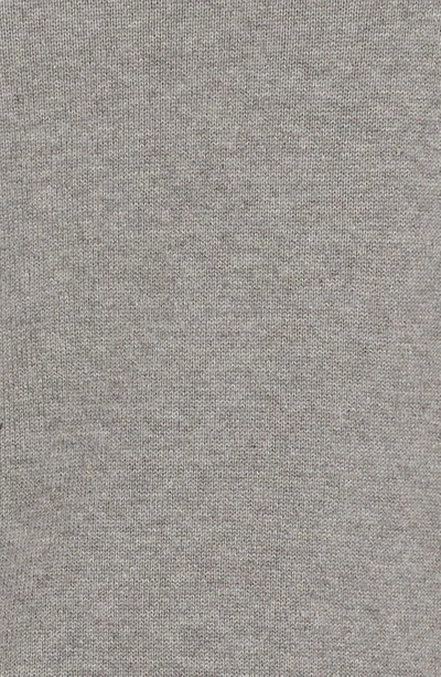 Shop Barbour Cotton Half Zip Sweater In Grey Marl
